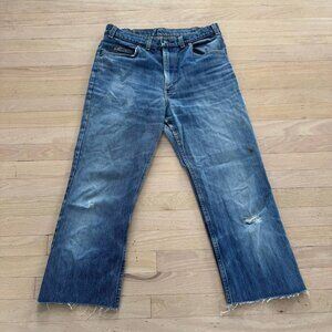 Levi's 50617 Bootcut Vintage 90s Distressed Faded Blue Men's 32x24 Jeans